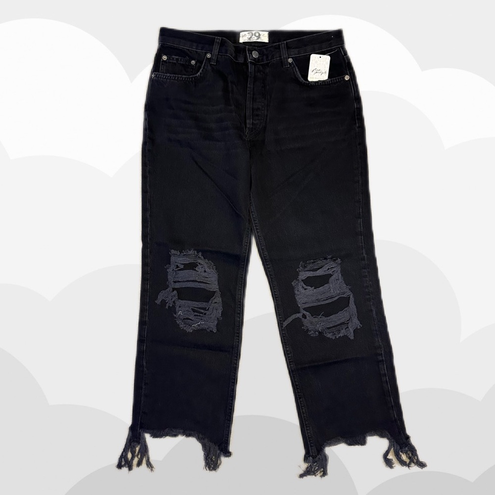 Free People - Maggie Mid Rise Straight Jean